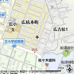 広島県呉市広杭本町6-9周辺の地図