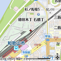 三菱地所パークス南海和歌山市駅駐車場第２周辺の地図