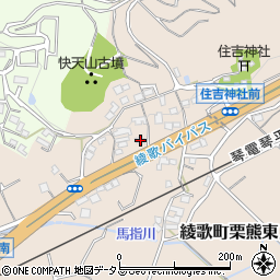 香川県丸亀市綾歌町栗熊東895周辺の地図