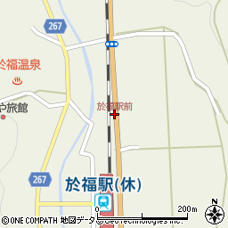 道の駅於福周辺の地図