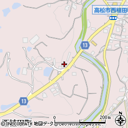 香川県高松市西植田町3253周辺の地図