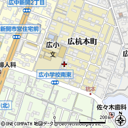 広島県呉市広杭本町4-13周辺の地図