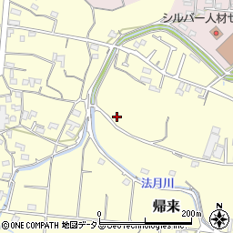 香川県東かがわ市帰来158周辺の地図
