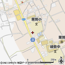 香川県丸亀市綾歌町栗熊東305周辺の地図