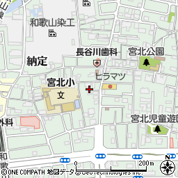 和歌山県和歌山市黒田195周辺の地図
