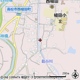 香川県高松市西植田町2368周辺の地図
