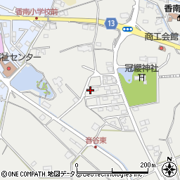 香川県高松市香南町由佐1382-39周辺の地図