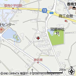 香川県高松市香南町由佐1382-40周辺の地図
