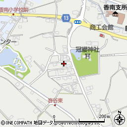 香川県高松市香南町由佐1382-46周辺の地図