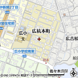 広島県呉市広杭本町8周辺の地図