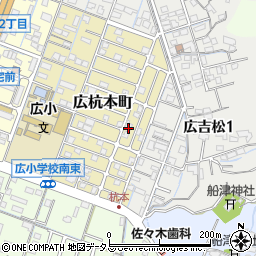 広島県呉市広杭本町12-6周辺の地図