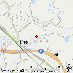 香川県東かがわ市伊座425周辺の地図