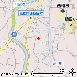 香川県高松市西植田町2950周辺の地図