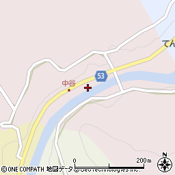 奈良県吉野郡天川村中谷163-1周辺の地図