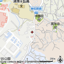 国立病院機構呉医療センター青山第２宿舎２号館周辺の地図
