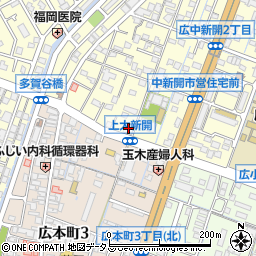 呉信用金庫広北支店周辺の地図