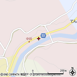 奈良県吉野郡天川村中谷163-3周辺の地図