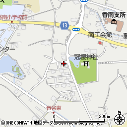 香川県高松市香南町由佐1382-24周辺の地図