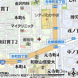 和歌山県和歌山市元寺町南ノ丁22周辺の地図