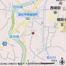 香川県高松市西植田町2949周辺の地図