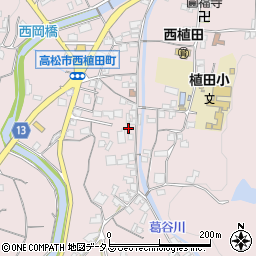 香川県高松市西植田町2974周辺の地図