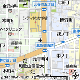 和歌山特報社和歌山本店周辺の地図