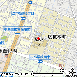 広児童会周辺の地図