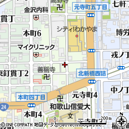 和歌山県和歌山市元寺町南ノ丁19周辺の地図