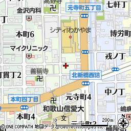 和歌山県和歌山市元寺町南ノ丁39周辺の地図