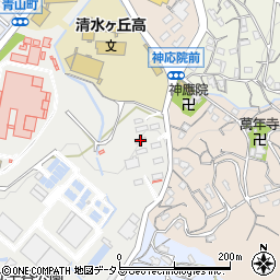 国立病院機構呉医療センター青山第２宿舎３号館周辺の地図