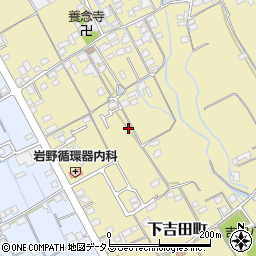 香川県善通寺市下吉田町267周辺の地図