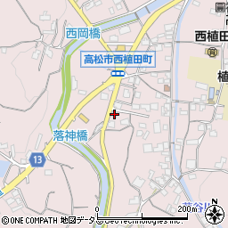 香川県高松市西植田町2983周辺の地図