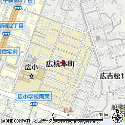 広島県呉市広杭本町11周辺の地図
