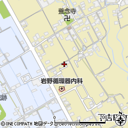 香川県善通寺市下吉田町237周辺の地図