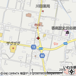 香川県高松市香南町由佐193-6周辺の地図