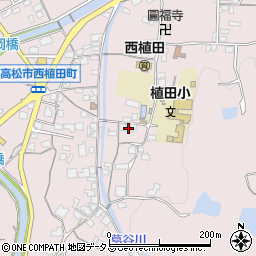 香川県高松市西植田町2361周辺の地図