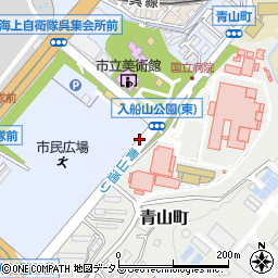 入船山公園周辺の地図