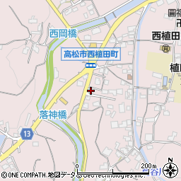 香川県高松市西植田町2981周辺の地図