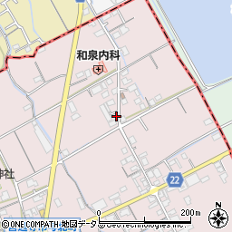香川県善通寺市与北町762周辺の地図