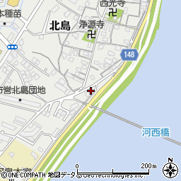 和歌山県和歌山市北島508周辺の地図