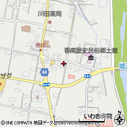 香川県高松市香南町由佐208-1周辺の地図