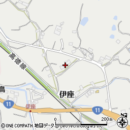 香川県東かがわ市伊座439周辺の地図