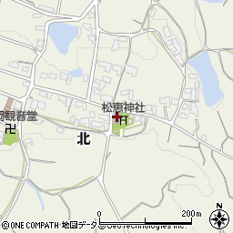 有岡前川原公民館周辺の地図