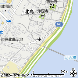 和歌山県和歌山市北島572周辺の地図