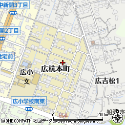 広島県呉市広杭本町16-4周辺の地図