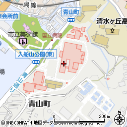 広島銀行国立病院呉医療センター ＡＴＭ周辺の地図