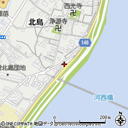 和歌山県和歌山市北島584周辺の地図