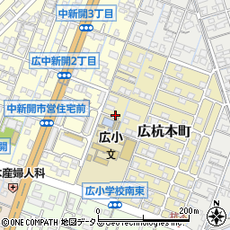 広島県呉市広杭本町23-3周辺の地図
