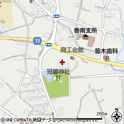 香川県高松市香南町由佐1402周辺の地図