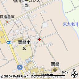 香川県丸亀市綾歌町栗熊東252周辺の地図